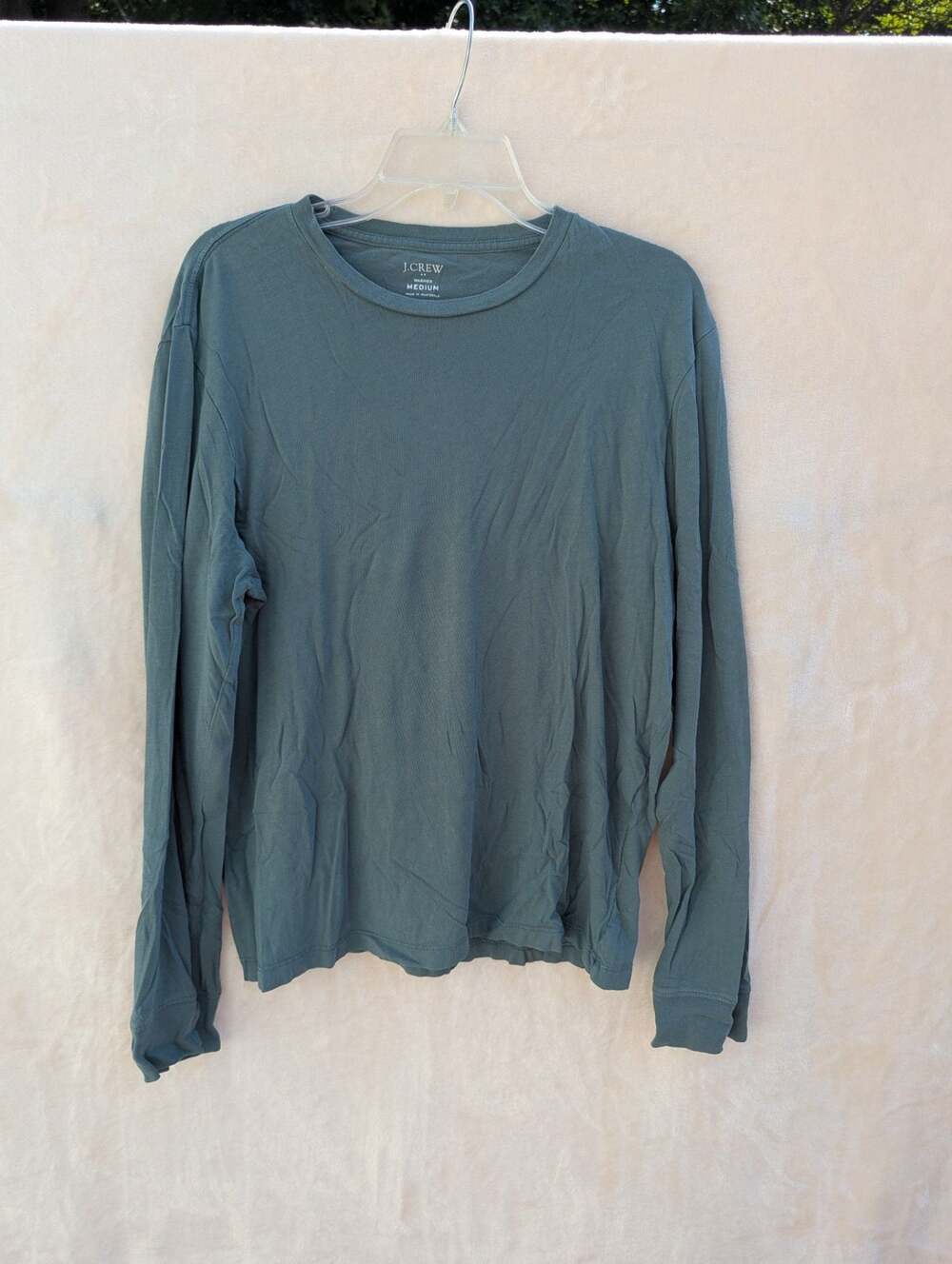 J.Crew Washed Long Sleeve Crewneck T-Shirt